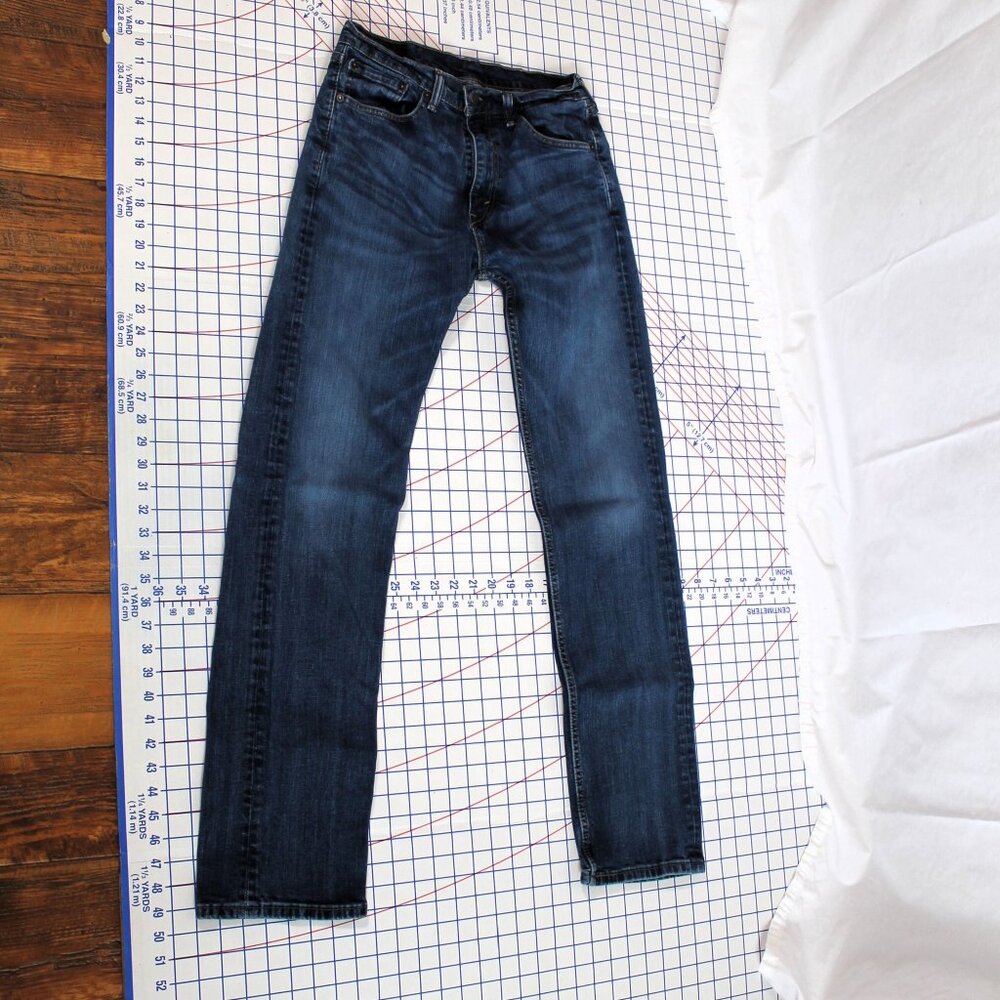 Levi's 505 Men's Straight Leg Jeans 31 X 32.5